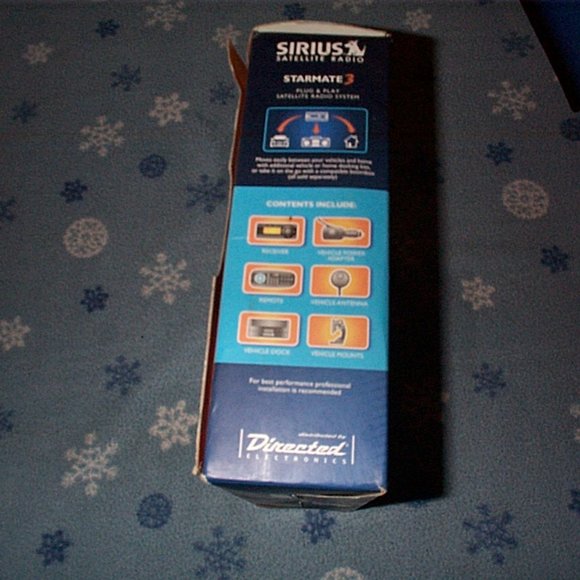 New Sirius Starmate 3 satellite radio w/ car kit - Picture 3 of 3